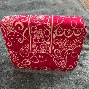Vera Bradley shoulder or crossbody in Twirly Birds Pink